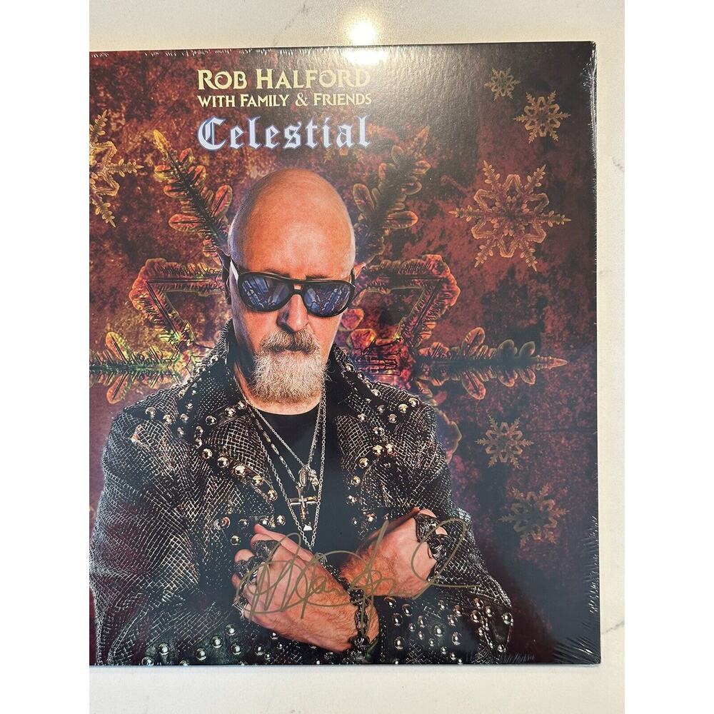 Rob Halford Signed/Autographed Celestial Vinyl LP Record Judas Priest #1 - Picture 3 of 8